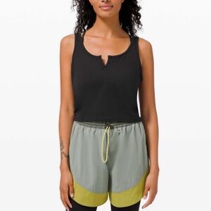 lululemon Cropped Henley Tank